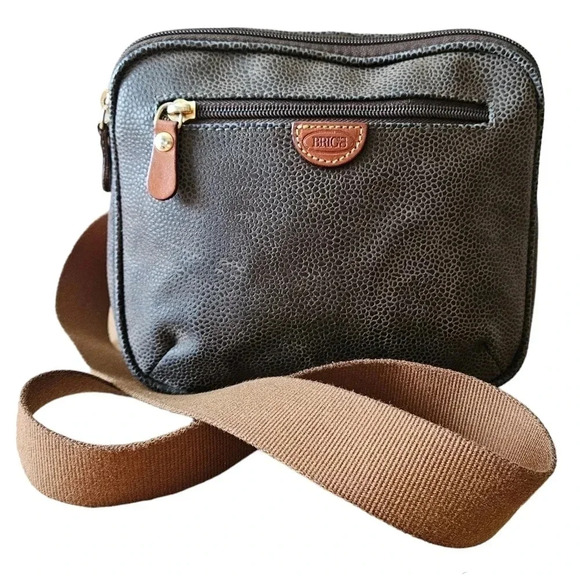 Bric's Leather Crossbody Mini  Camera Bag. - Picture 7 of 11